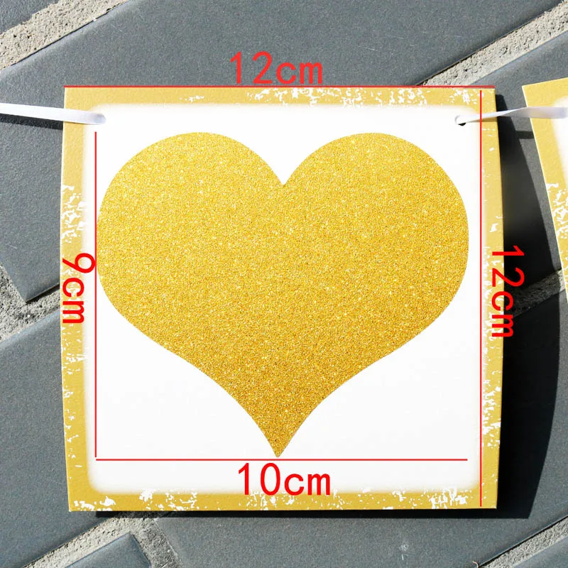 Винтажный Свадебный баннер 5 м гирлянда для флажков реквизит фотобудки