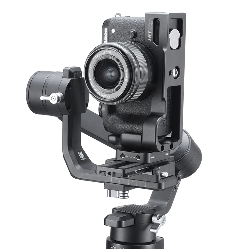 UURig R029 Quick Release L Plate Microphone Extension Bracket for Canon M6 Mark Ⅱ DSLR Camera Cold Shoe Mount LED Light Mic |