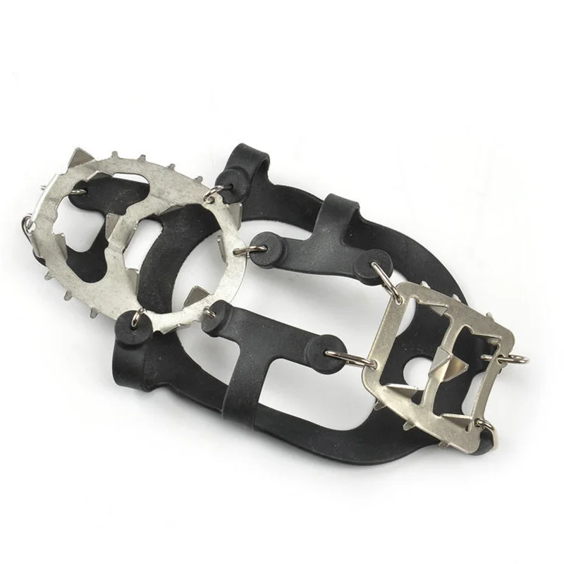 

18 Teeth Ice Crampons Winter Snow Boot Shoes Ice Gripper Anti-skid Ice Spikes Snow Traction Cleats