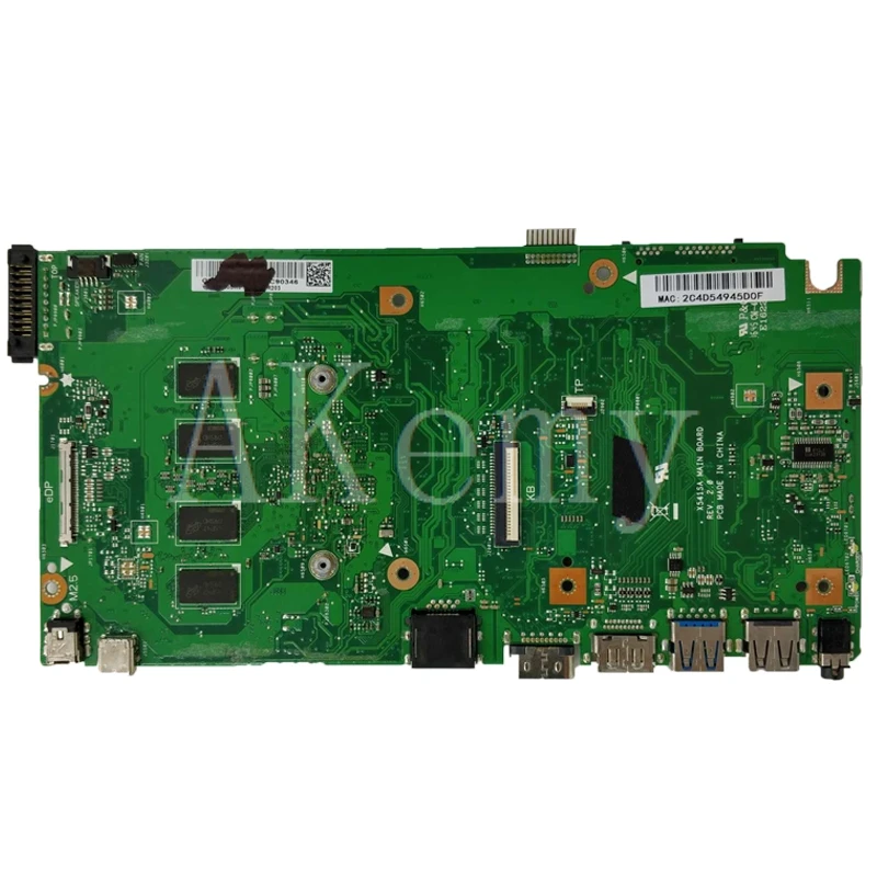 akemy x541sa mainboard for asus x541s x541sa laptop motherboard x541sa mainboard x541sa motherboard test ok n3060 cpu 8gb ram free global shipping