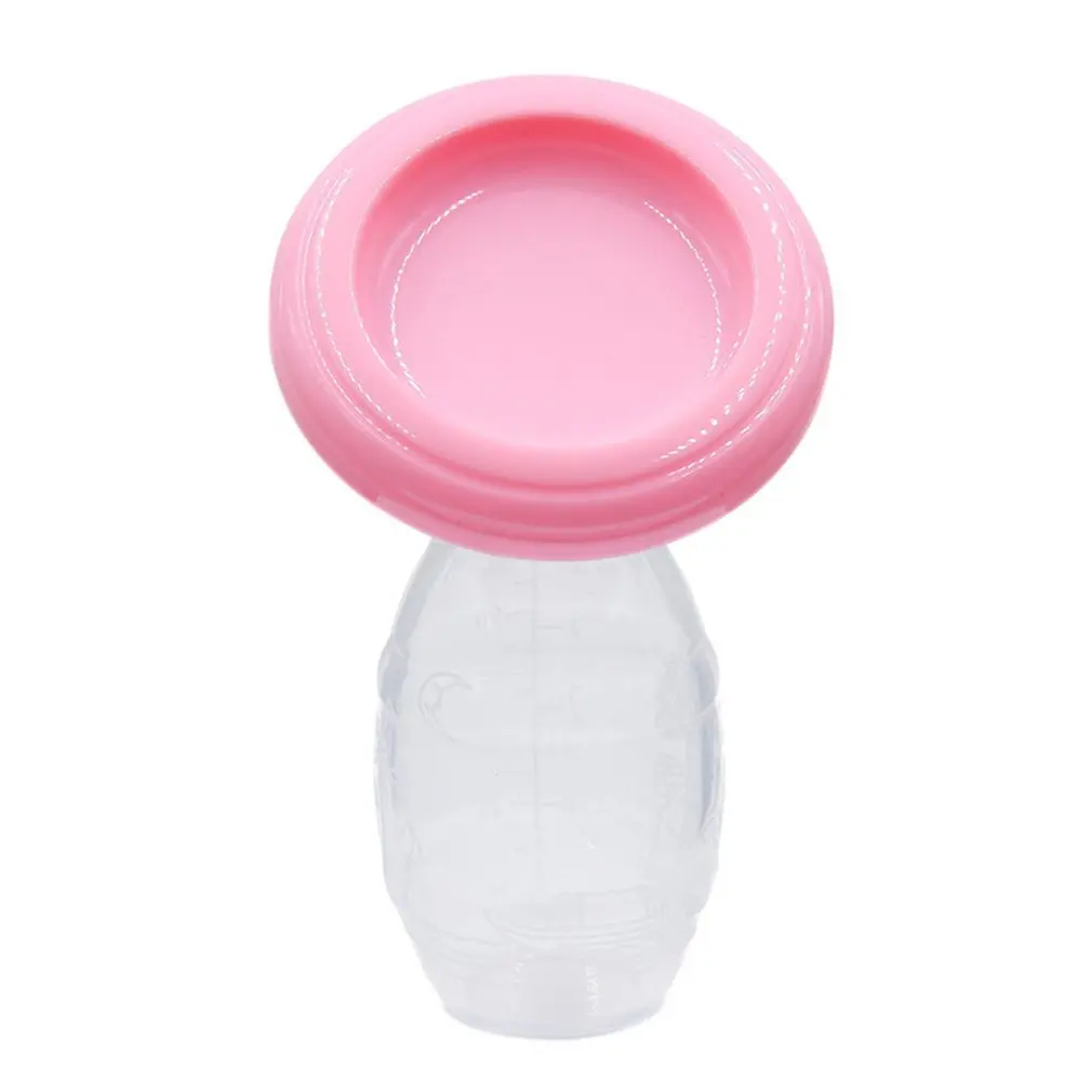 

Mom Breast Feeding One-handed Manual Breast Pump Baby Suction Milk Feeding Saver Bottle Silicone Artifact Nipple Bottle Sucking