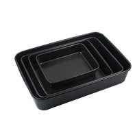 black carbon steel rectangular baking tray loaf toast bread cake bakeware diy pastry nonstick mold pan dish kitchen utensils