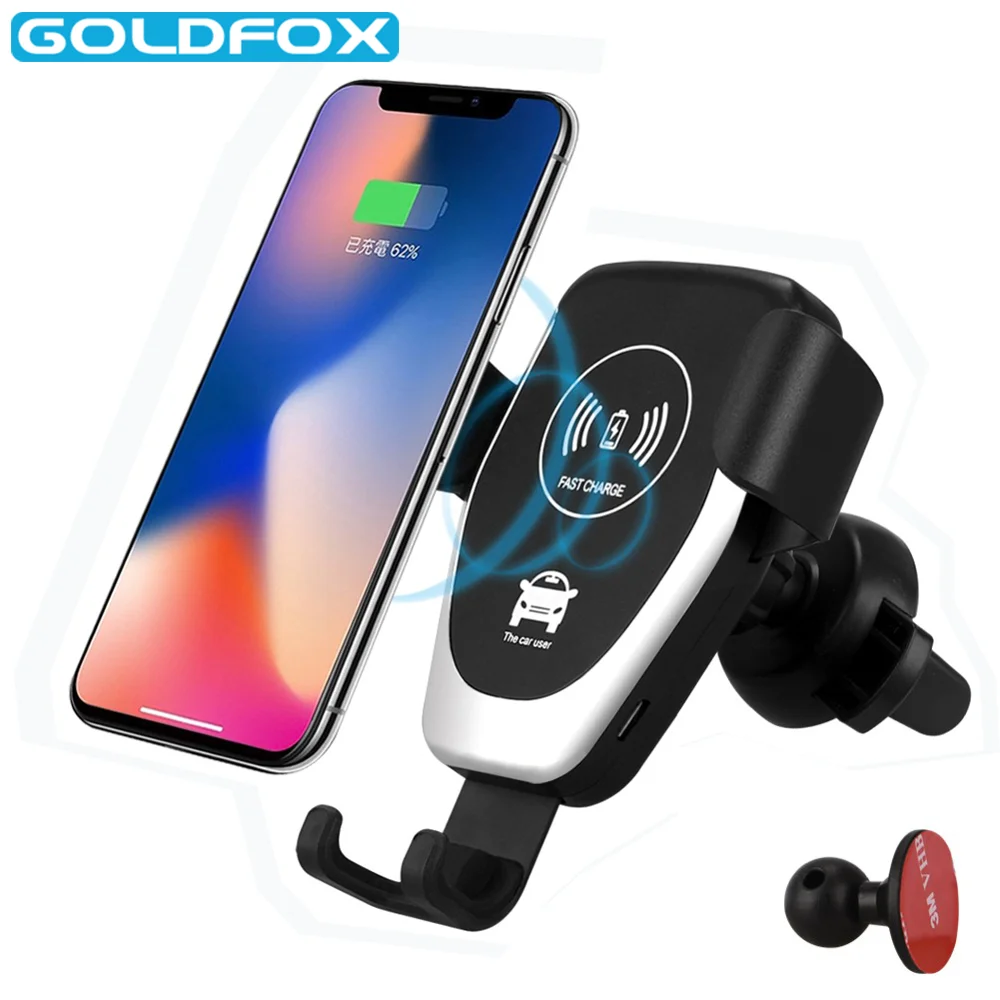 Автомобильный держатель для телефона быстрая Беспроводная зарядка