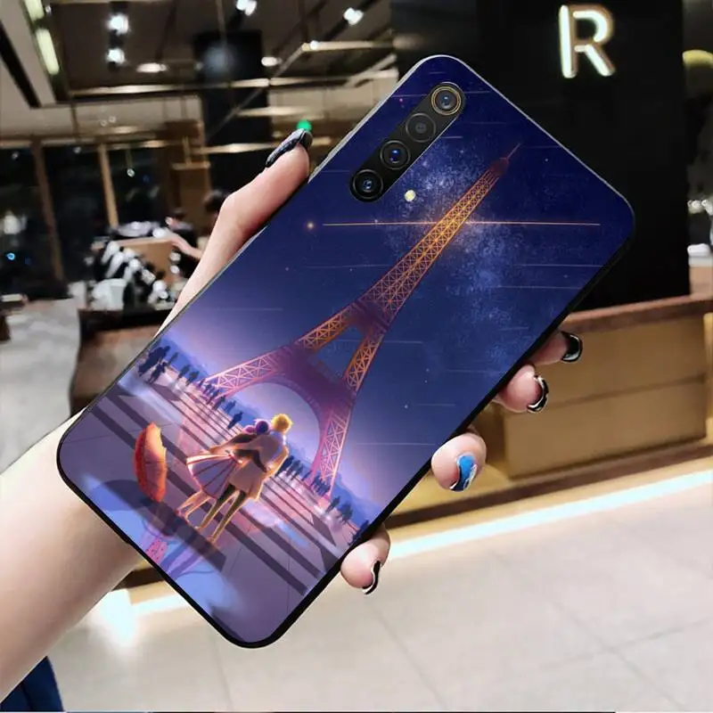 hot love paris eiffel tower phone case for oppo realme 6 pro c3 5 pro c2 reno2 z a11x xt free global shipping