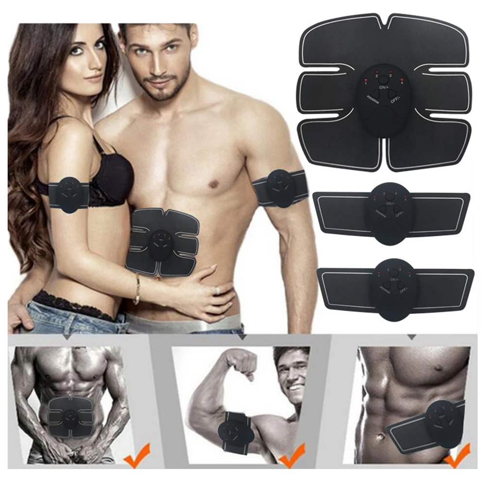 

Electric Muscle Trainning Tool Abdominal Stimulation Muscle Exerciser Training Body Slimming Machine Fat Burning Fitness Massage