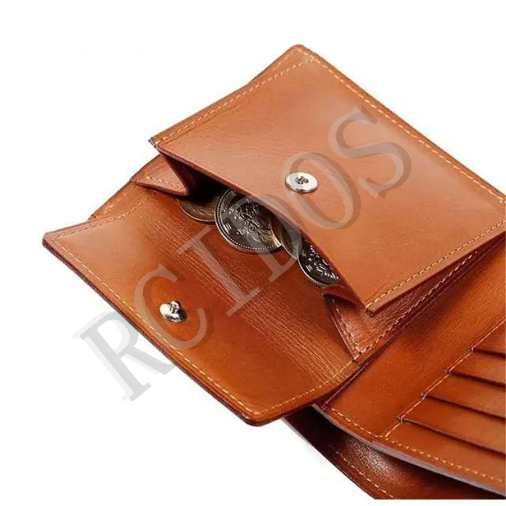 RCIDOS деловой короткий кошелек кожаный режущий штамп японский стальной держатель