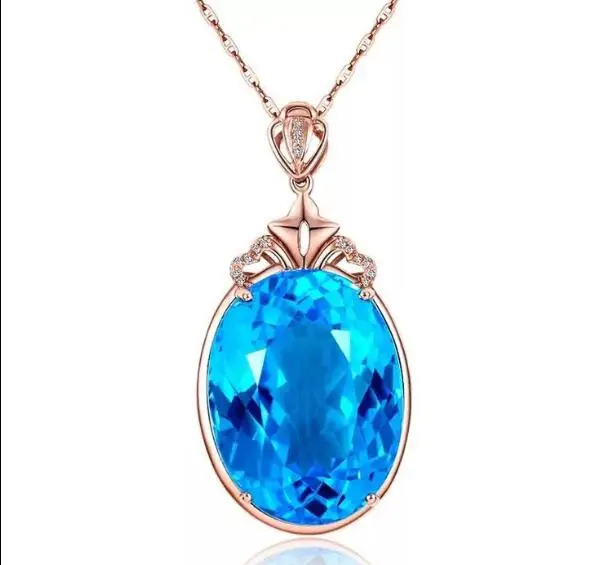 Женское Ожерелье с кулоном в форме яйца из розового золота 18 карат | Украшения и