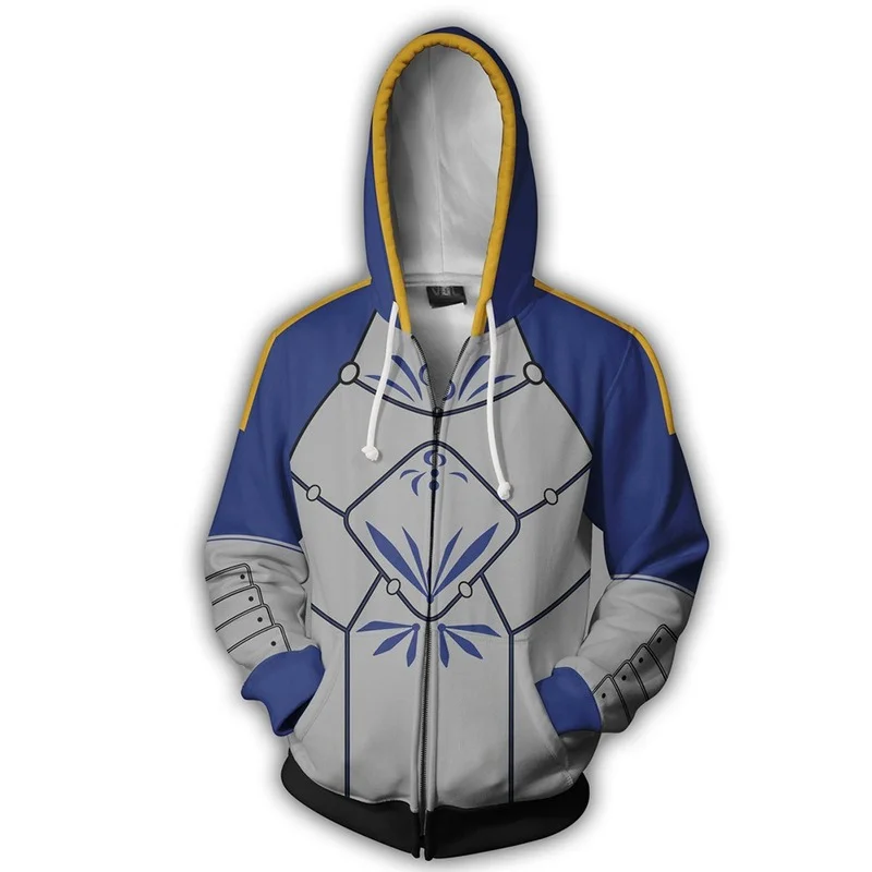 Толстовка с капюшоном Game FGO Fate Stay Night худи Artoria Pendragon костюмы для косплея свободная