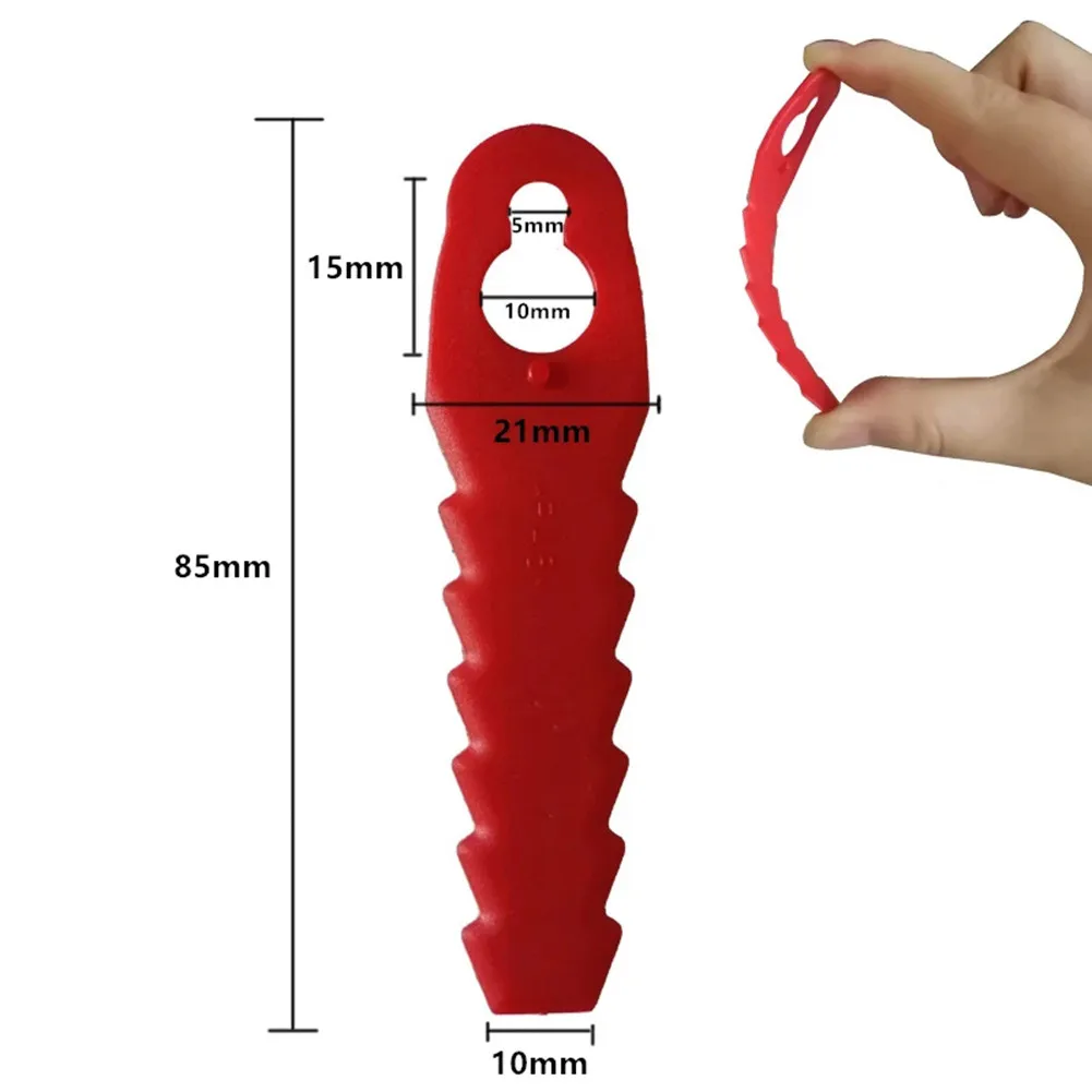 

Mower Plastic Blade Fits Lawnmower Mower Head Garden Grass Trimmer Outdoor Plastic Yard 10*5mm