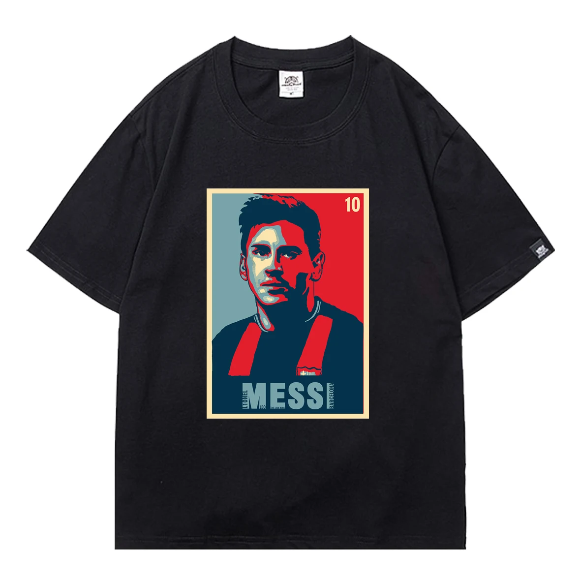

Messi Harajuku Streetwear Women's T-shirt Print Summer Oversized T-shirt Female Short Sleeve Girls Loose Casual Graphic Tee Tops