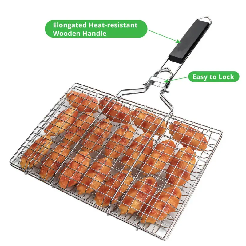 Барбекю гриль из нержавеющей стали Сменная сетка проволочная папка пластина для