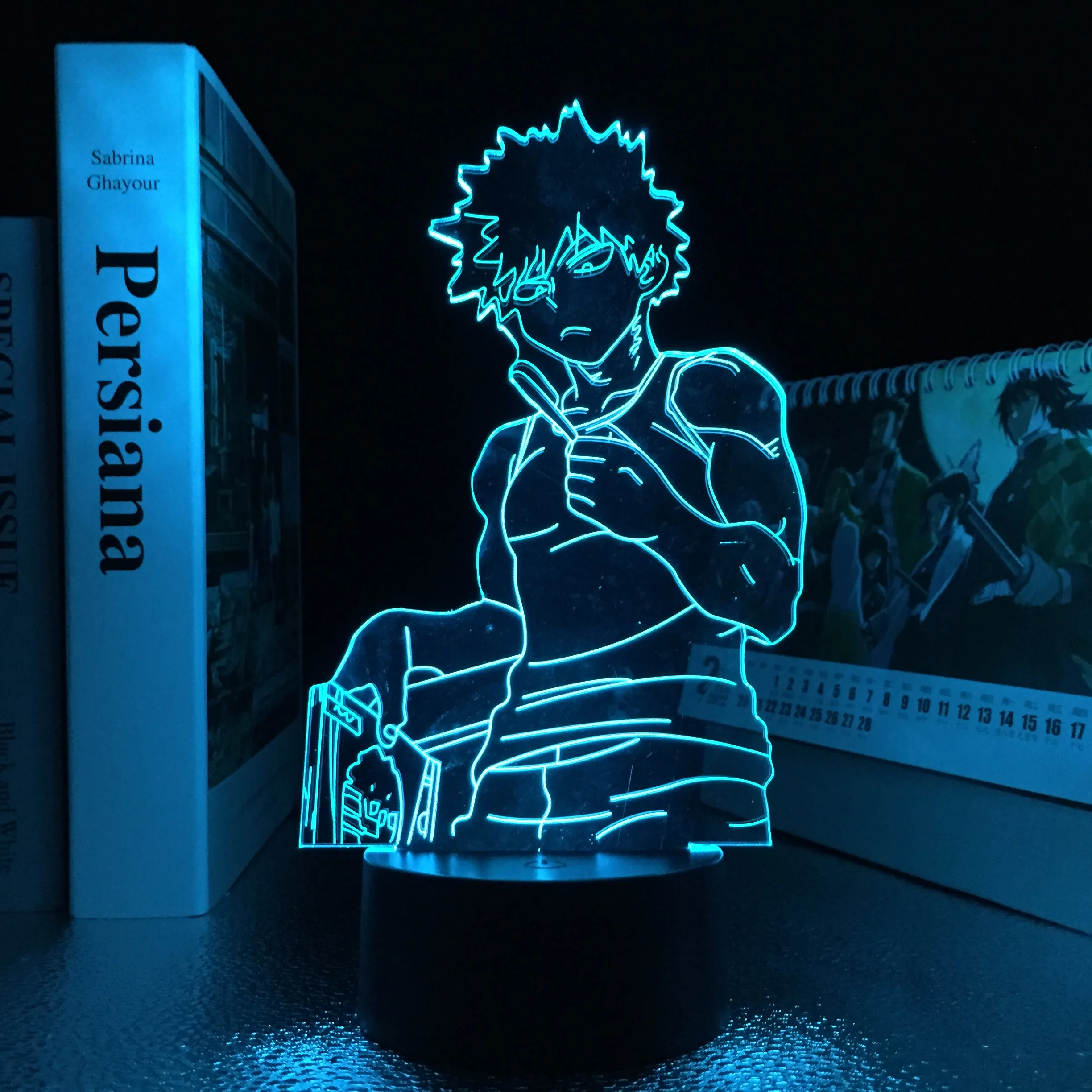 

Светодиодная лампа Bakugo для спальни с 3D изображением героев моя геройская академия, детский подарок на день рождения, манга, гаджет, аниме, мо...