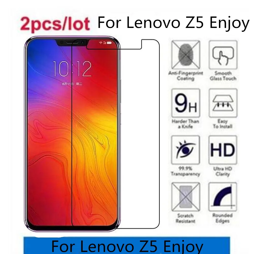 2.5D 9H Tempered Glass For Lenovo Z5 Enjoy Screen Protector Toughened protective film Glass|Защитные стёкла и плёнки для