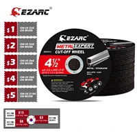 ezarc cut off wheels 25pcs 115 mm x 1 2 mm x 22 2 mm cutting wheel metal satinless steel cutting disc for die grinder
