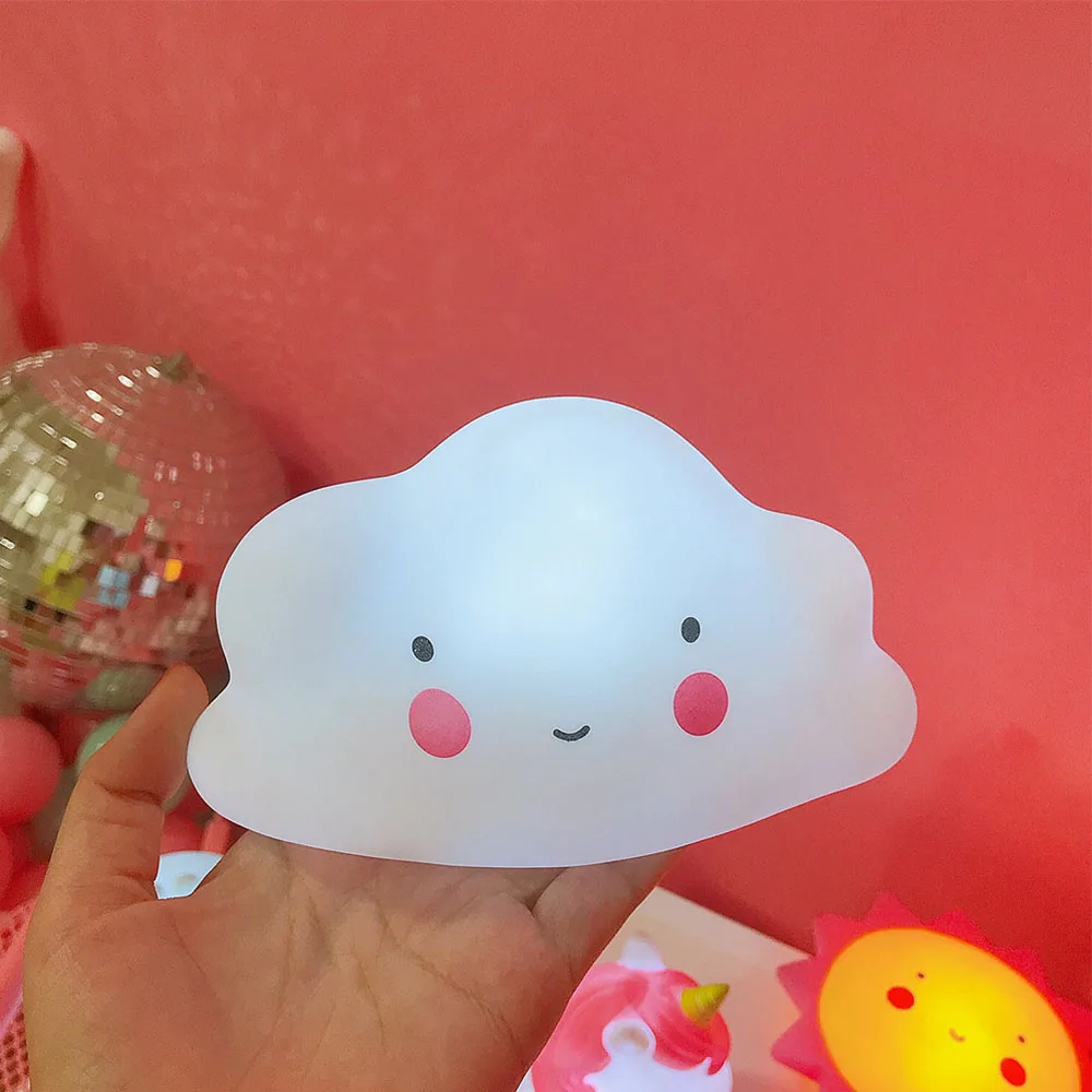 Светодиодный ночник для детей детские солнце и луна звезда переключатель