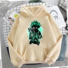 Толстовка с капюшоном Hero Deku - My Hero академия, крутые женские свитшоты, толстовка с капюшоном в стиле аниме, зимние женские пуловеры, бежевая Толстовка