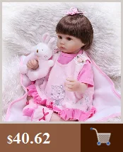 55 см мягкие виниловые куклы Reborn Baby, ручная работа, дизайн, ткань, тело, силикон, реалистичные, живые, куклы, игрушки для детей, рождественские, для девочек