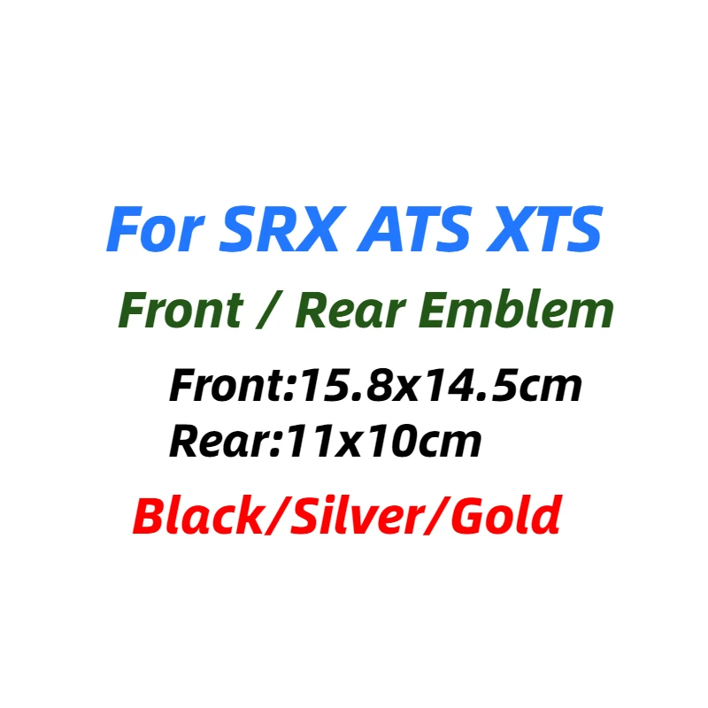 1 шт. эмблема логотипа автомобиля для SRX ATS XTS задний багажник загрузки Передняя