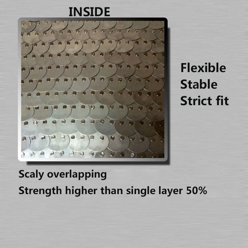 

Anti-stab clothing, men's anti-stab vest, hard dragon scale armor, slim fit, light invisible body protection, anti-cut top