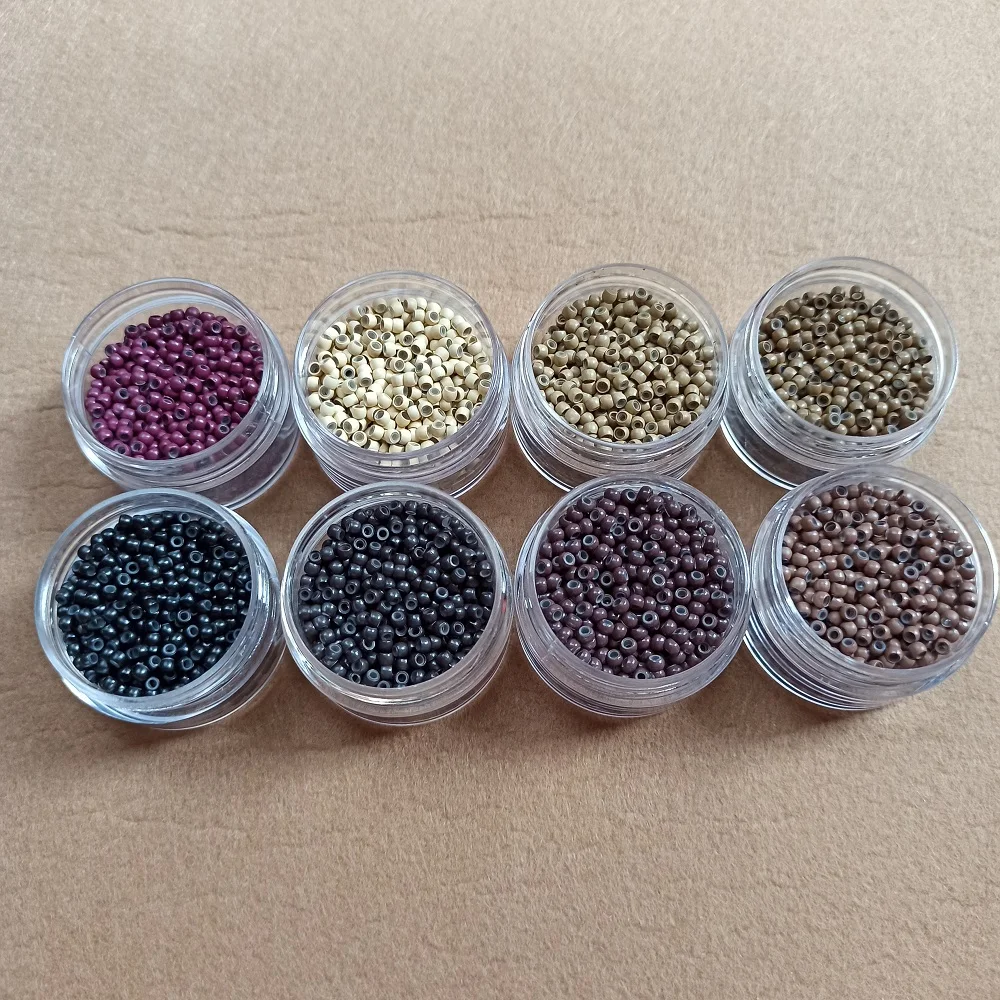 Силиконовые нано кольца для колец наконечник человеческих волос инструменты