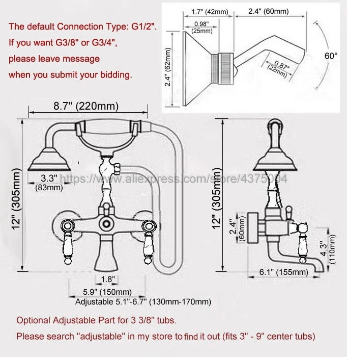 Смесители для ванны латунный настенный кран золотого цвета Дождевого душа