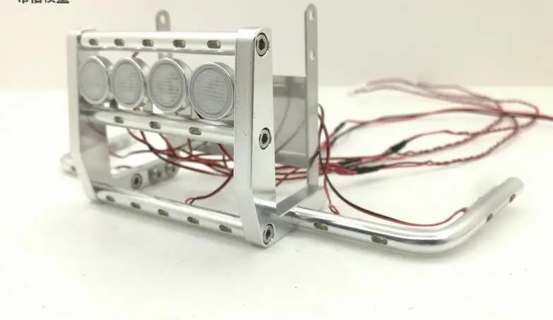 Бампер светодиодные фары наборы для 1/14 RC Tamiya трейлер трактор 56323 хобби R470 R620 R730 MAN