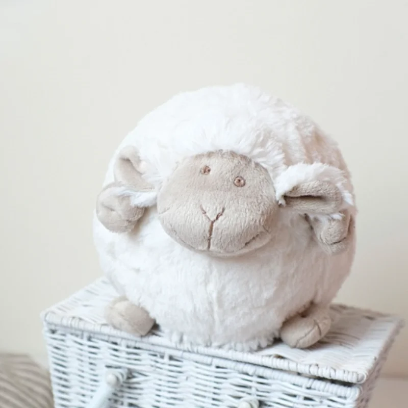 

INS Lovely Super Soft Plush Fat Gray Sheep Ball Toy Sleeping Doll Pillow Cushion Friend Girl Birthday Gift Cartoon Lamb Doll