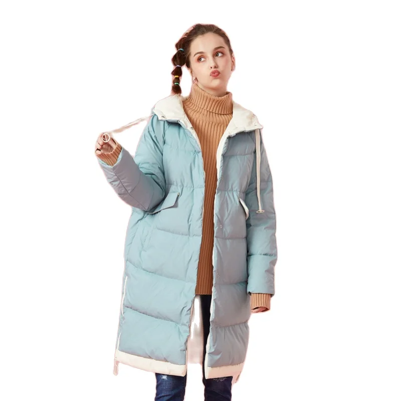 Куртка SEMIR женская с капюшоном и карманами|Женские пуховики| |