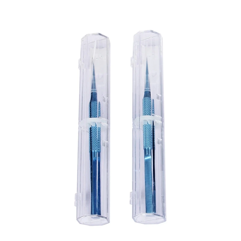 

Titanium Alloy Tweezers Professional Maintenance of Fingerprint Flying Line Phone Motherboards Anti-magnetic Electronic Tweezer