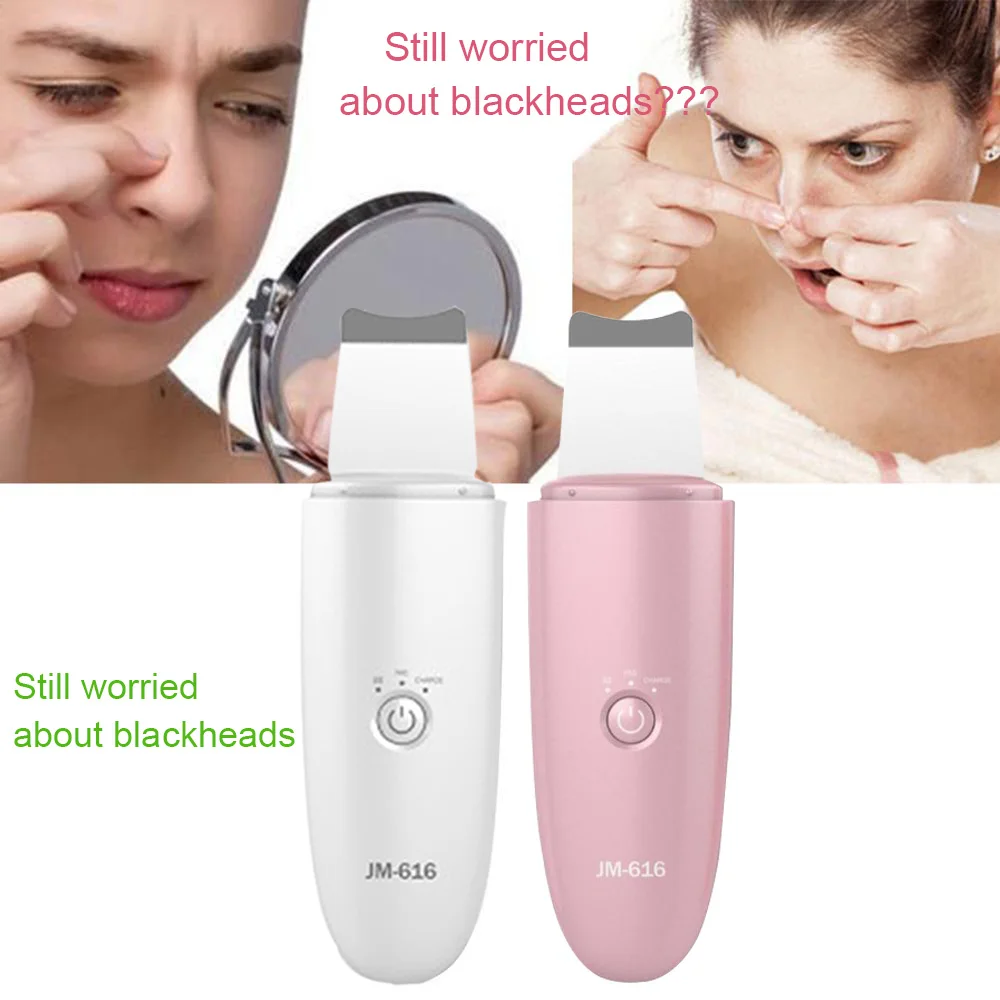 Профессиональный ультразвуковой скребок для кожи лица Очищение ионами глубокое