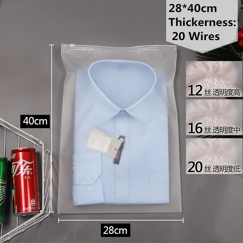 10pcs - 28cmx40cm StoBag 10 шт. матовая прозрачная пластиковая ткань для упаковки, дорожная сумка для хранения, водонепроницаемая сумка на молнии с замком, Самоуплотняющаяся матовая переносная сумка - Цвет: 10pcs - 28cmx40cm