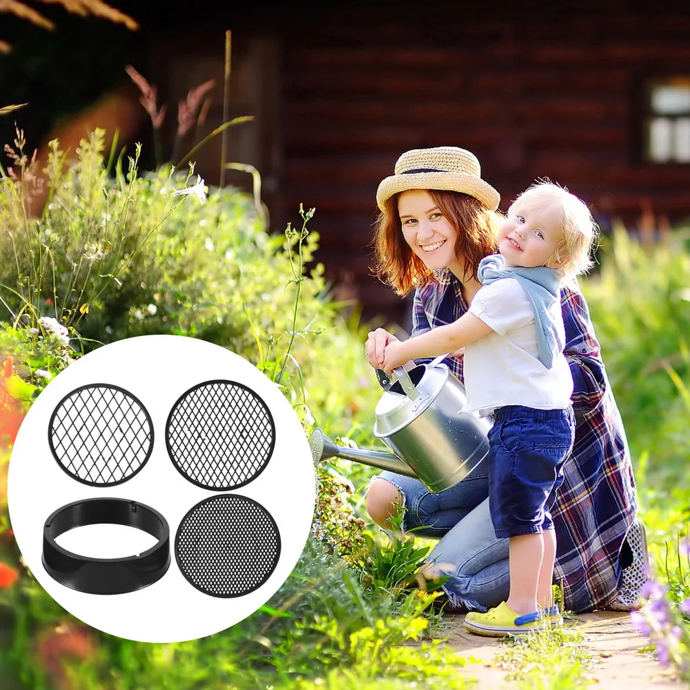 

5 sets/20pcs Mesh Gardening Sieve Garden Plants Sand Stone Filter Sifting Pan