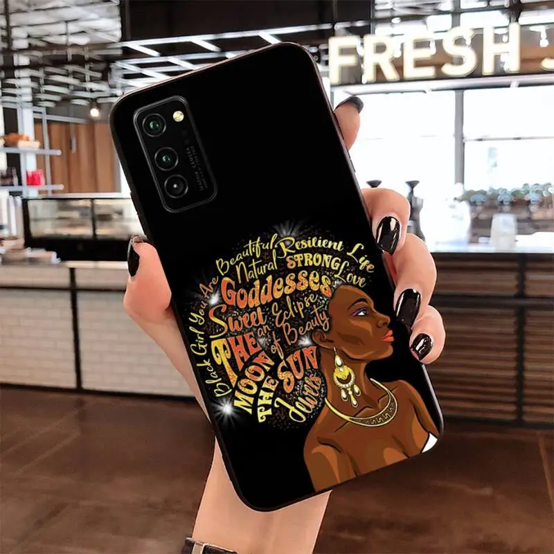 

Dabieshu New Personalized Black Girl phone Case cover Shell for Samsung S20 plus Ultra S6 S7 edge S8 S9 plus S10 5G lite 2020