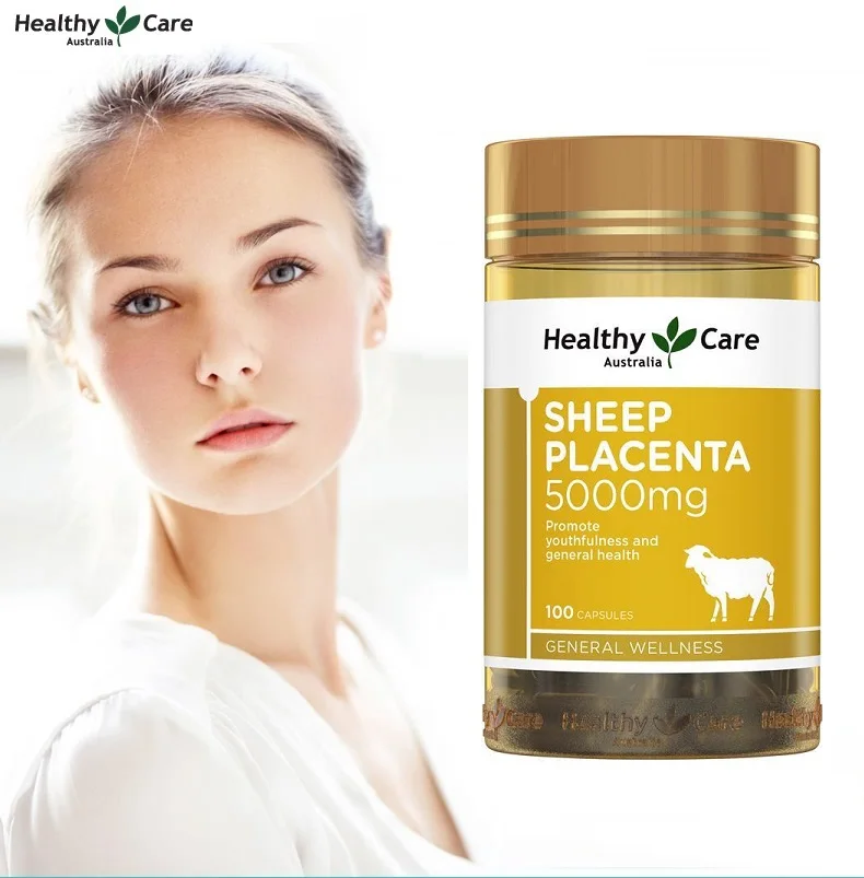 

Healthy Care Sheep Placenta capsules dietary supplements Protein Amino Acids Improve Vitality Women Health and Wellness products
