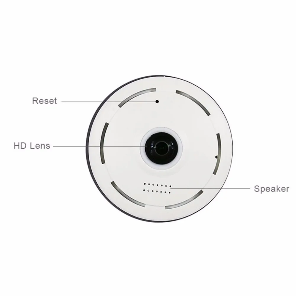 IP камера видеонаблюдения рыбий глаз 960P 360 МП|cctv camera 1.3mp|wifi ip cameramini cctv |