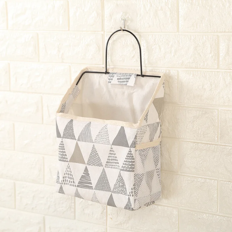 Dorm Room Phone Book Magazine Storage Bag Holder with Hook Bed Pocket New Lattice Hanging Bedside Organizer | Дом и сад