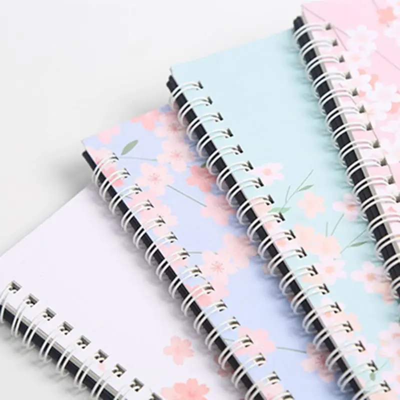 

Beautiful Cherry Pattern Standing Paper 2020 Double Coil Calendar Memo Daily Schedule Table Planner Yearly Agenda Desk Organizer