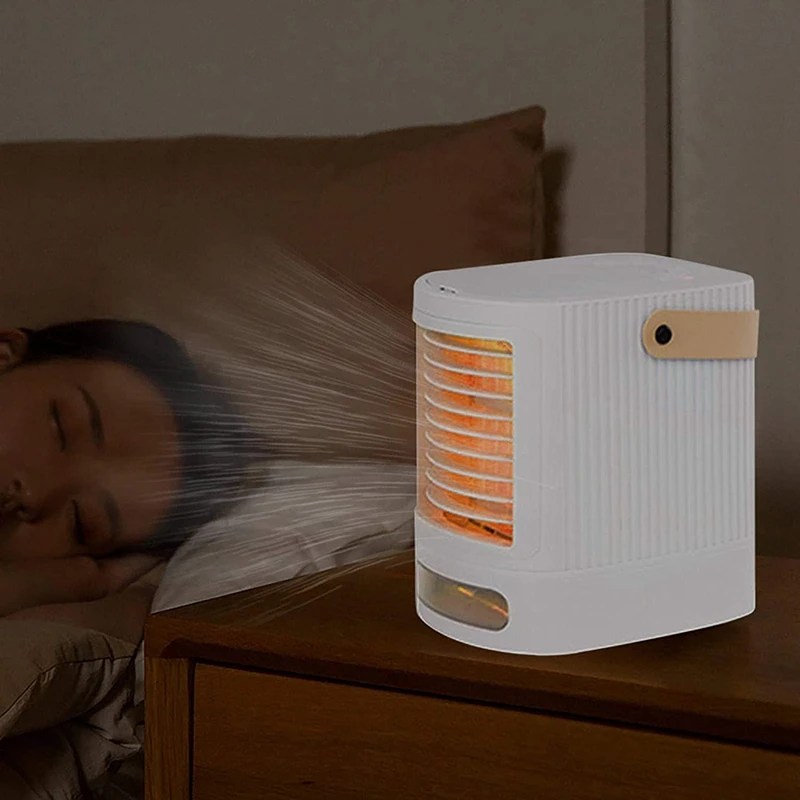 

Air Cooler,Personal Desk Fan 3 in 1 Small Evaporative Coolers,Humidifier,Purifier with 3 Fans Speeds,for Office Bedroom