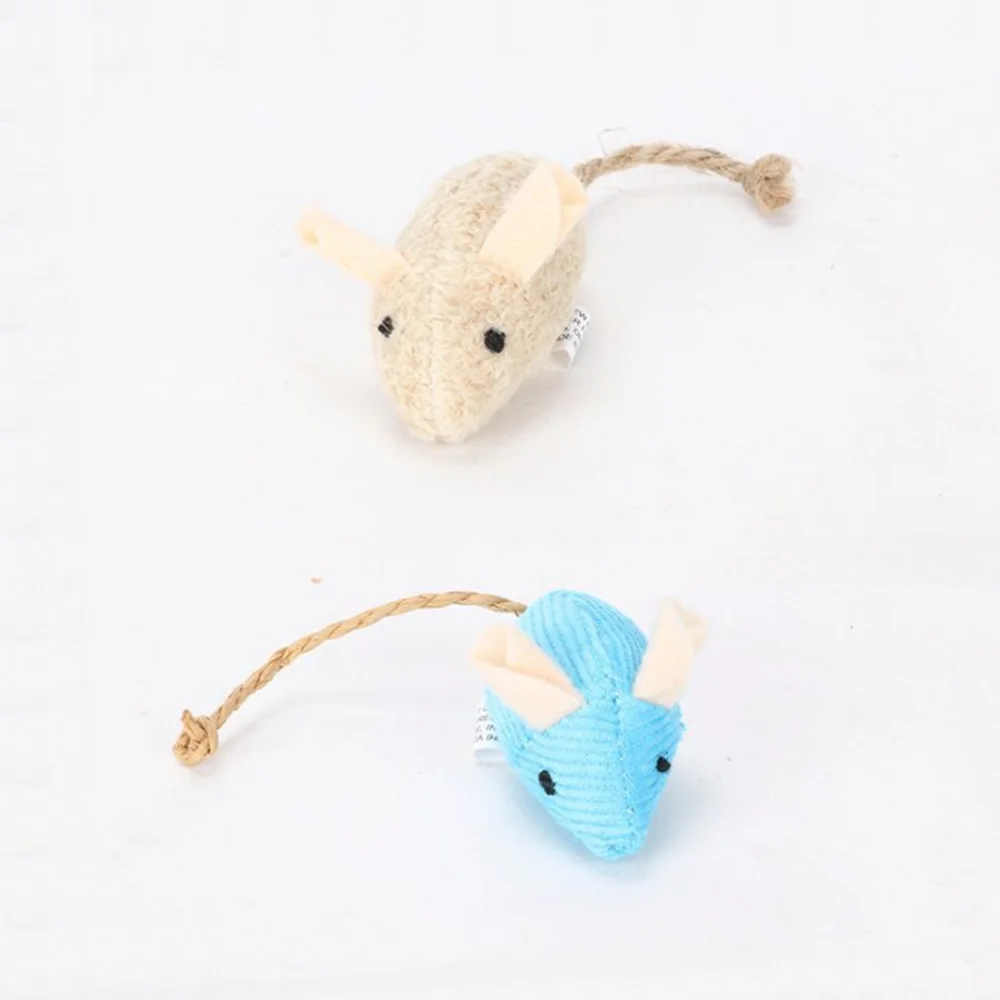 3 шт./компл. милая мультяшная искусственная мышка крыса плюшевая игрушка животные