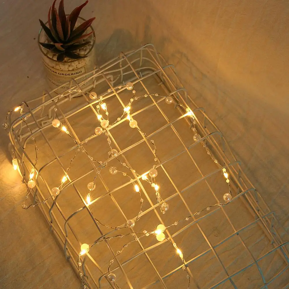 Гирлянда из медной проволоки с питанием от аккумулятора/USB 20 светодисветодиодный