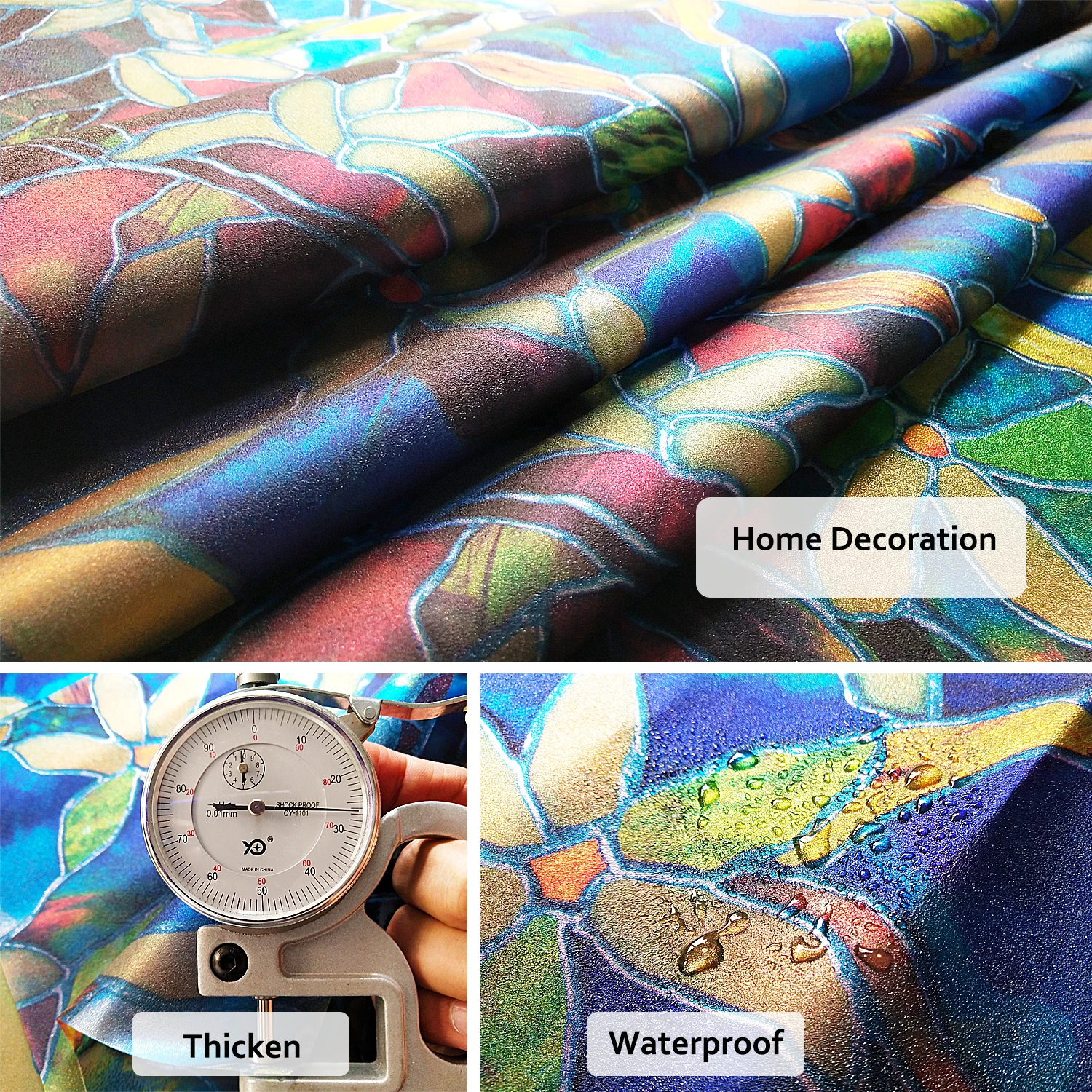 Витражная плёнка на стекла окна тонированное статическое прилипающее покрытие