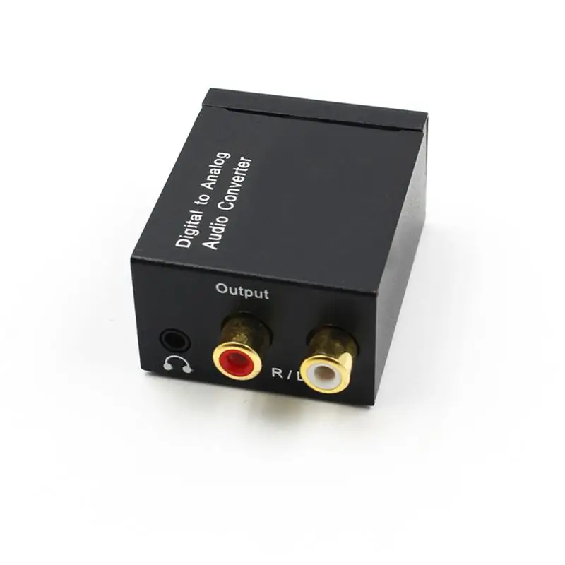 

Digital to Analog Audio Converter 3.5mm Audio Jack Outputs with EU Plug