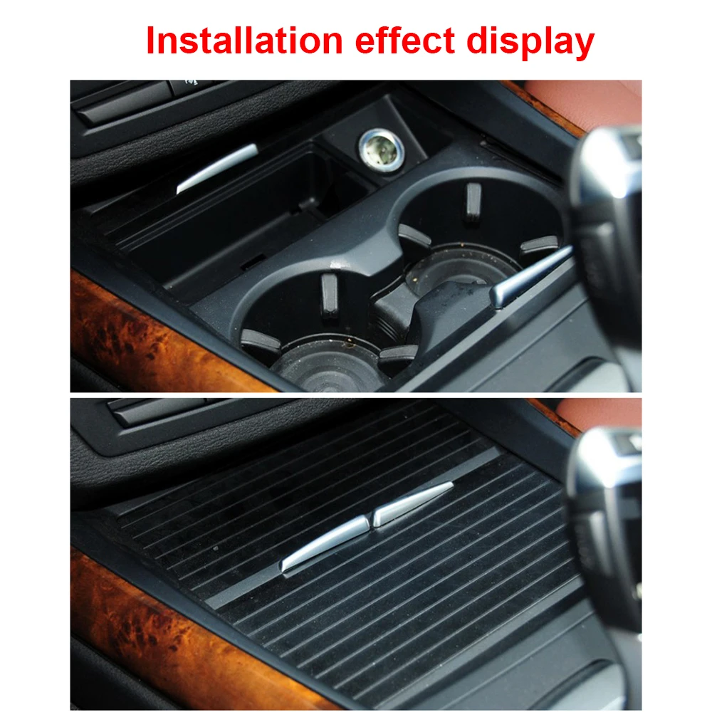 

1pcs Console Roller blind Car Accessories Black Storage Center For BMW X5 X6 E71 2007-2014 Replacement