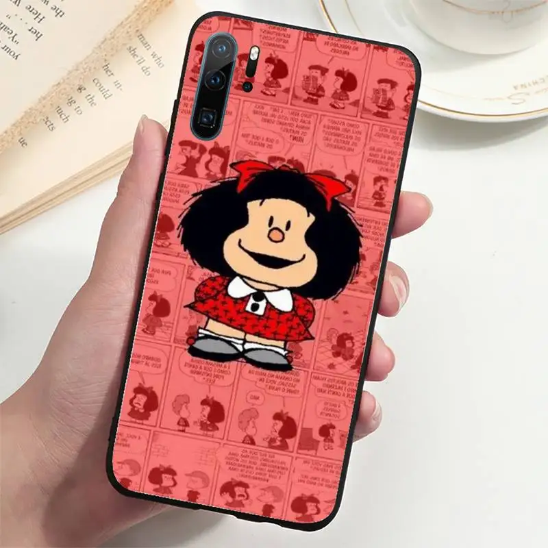 

Mafalda Anime Phone Case For honor 7 8 9 10 20 30 A X S lite pro PLAY Cover Fundas Coque