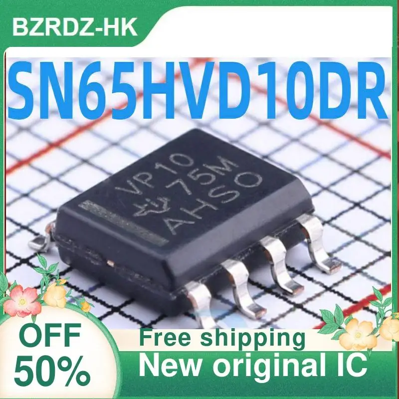 

2-10 шт./лот SN65HVD10DR VP10 SOP-8 RS-485/RS-422 новый оригинальный IC