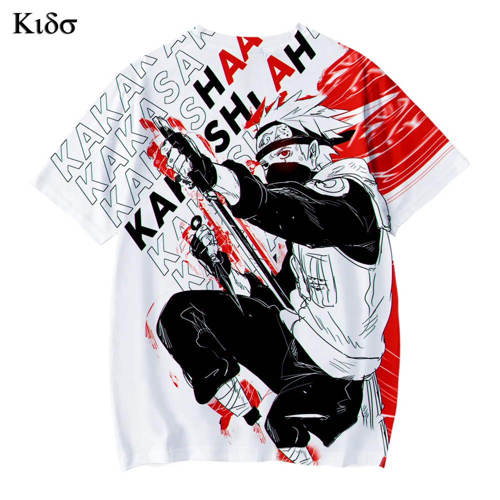 

Hip-hop Naruto kids t shirts boys and girls with the same style short sleeve street fashion children popular naruto 3d t-shirt