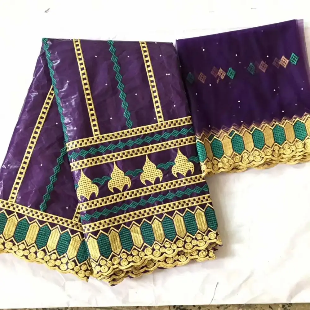 Африканская ткань Синяя Раковина богатая хлопок базин брод 2020 новейший