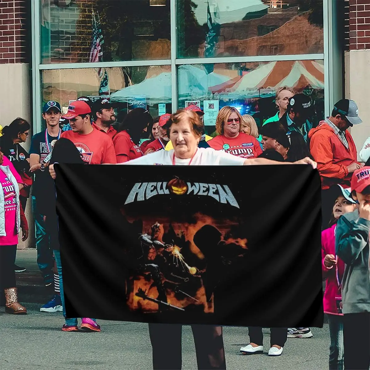

Helloween 7 Sinners German Power Metal Band Sizes S To 6Xl Designing Man Cute 3D Anime Flag