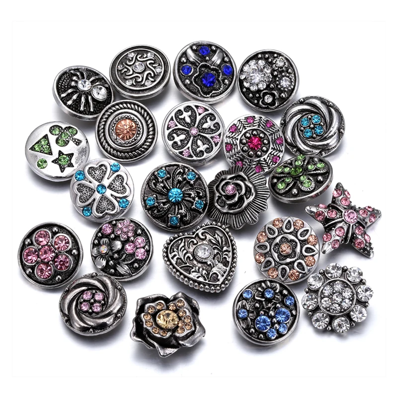 10 шт./лот оптовая продажа стеклянные металлические застежки для ювелирных