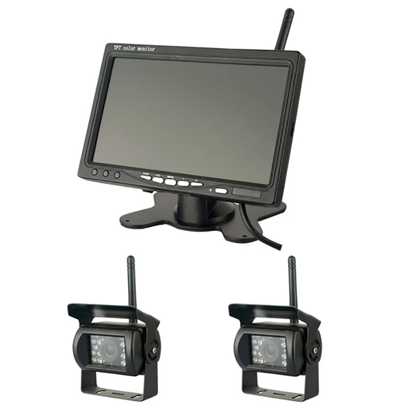 7 &quotБеспроводной автомобильный монитор TFT lcd заднего вида для HD монитора камеры